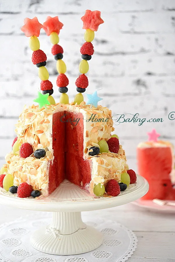 Watermelon cake