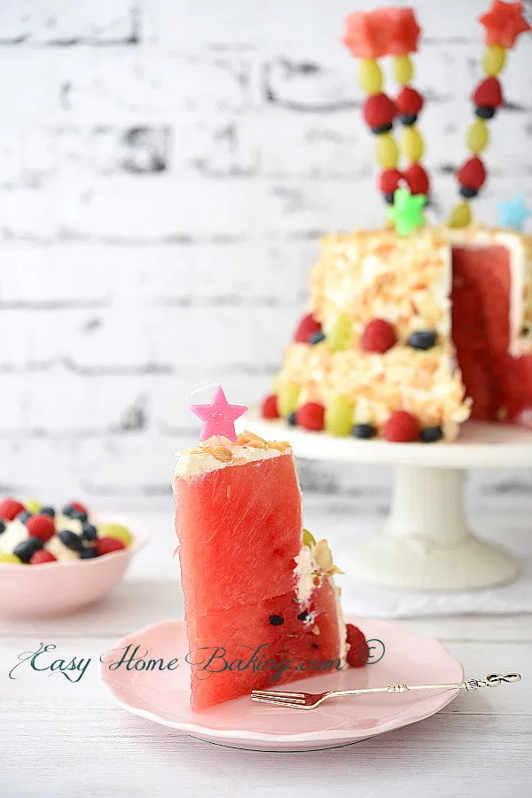 Watermelon cake