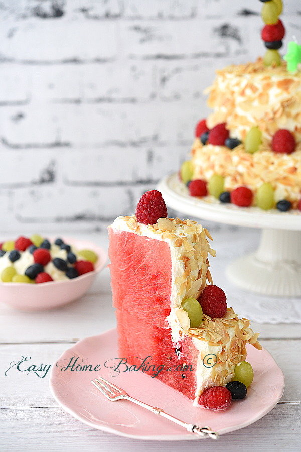 Watermelon cake