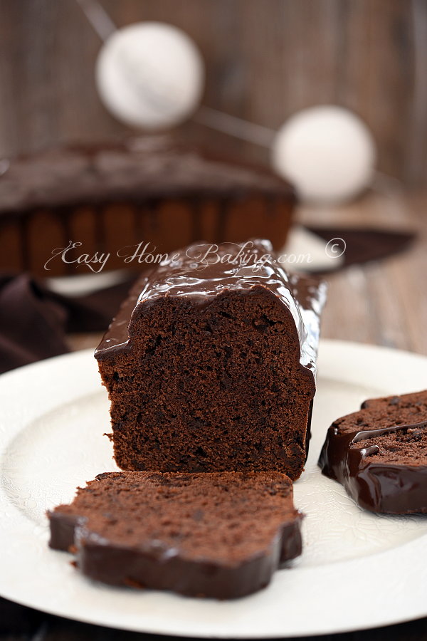 Order Moist & Soft Chocolate Loaf Cake Online From Desi Cakewala,Bangalore